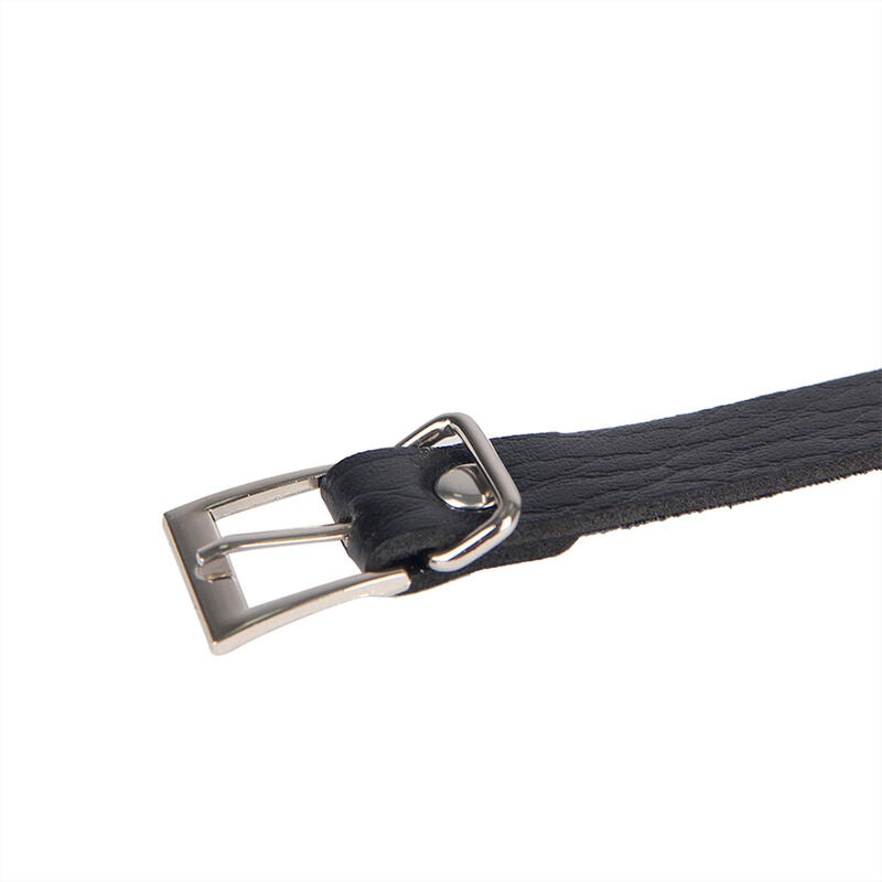 Punk Bondage Belt with Metal Buckle