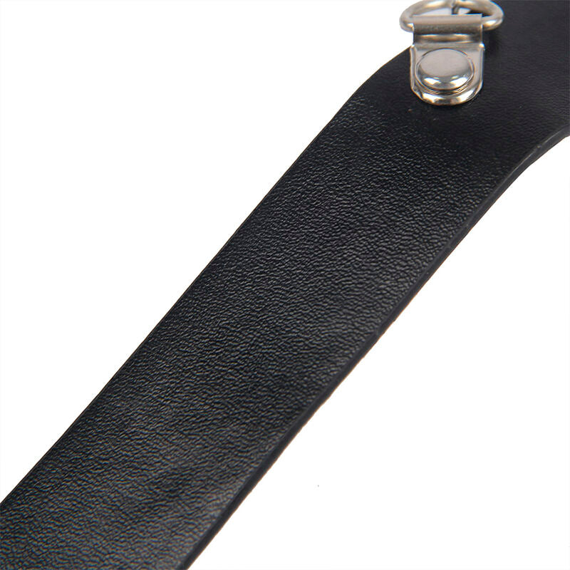 Leather Bondage Breast Clamps - Black