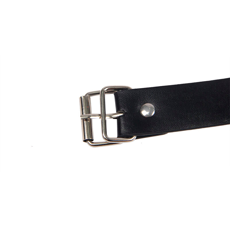 Leather Bondage Breast Clamps - Black