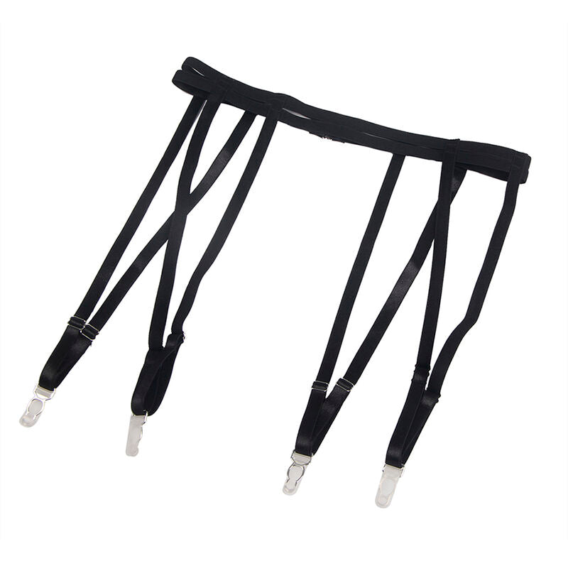 Black Lace Garter Belt Body S/M