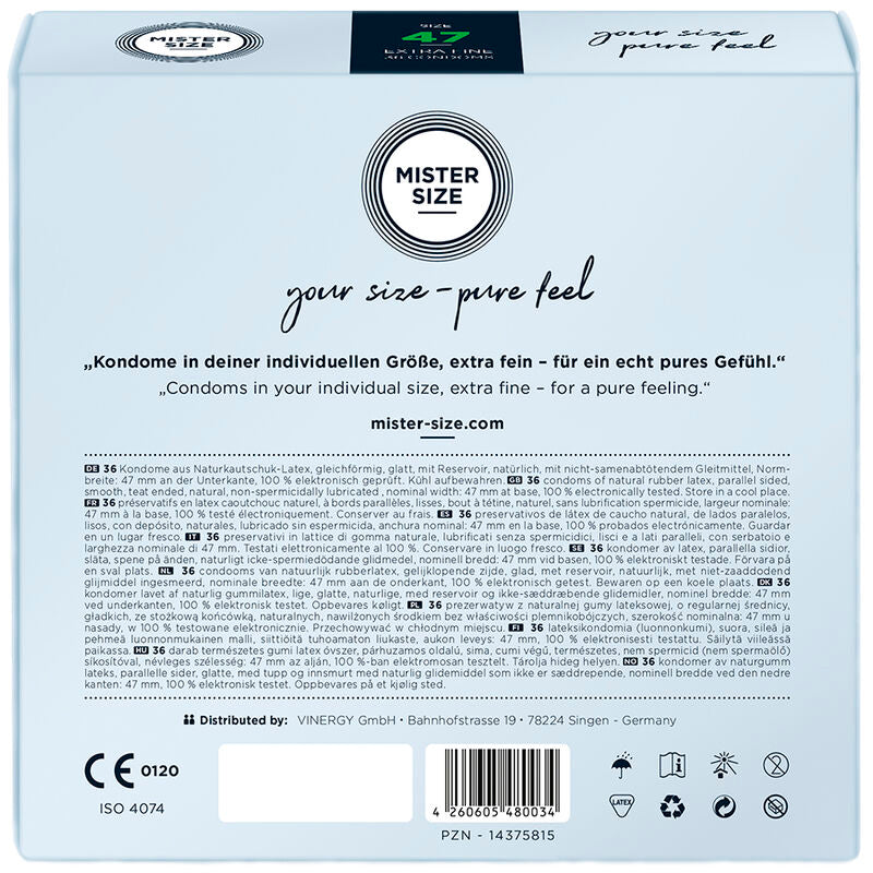 Extra Small Condoms 47mm (36 Pack)