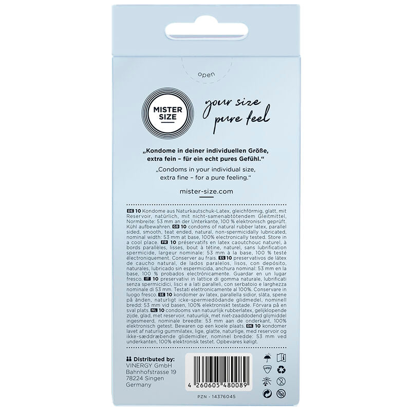 Medium Size Condoms 53mm (10 Pack)