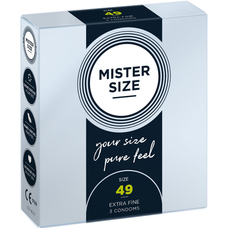 Small Size Condoms 49mm (3-Pack)