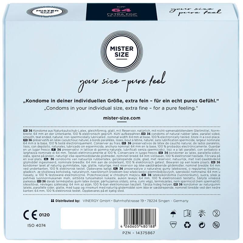 XXL Condoms 64mm (36 Units)