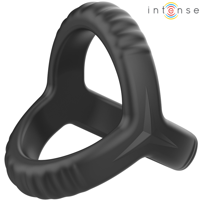 Carson Double Silicone Penis Ring - Black