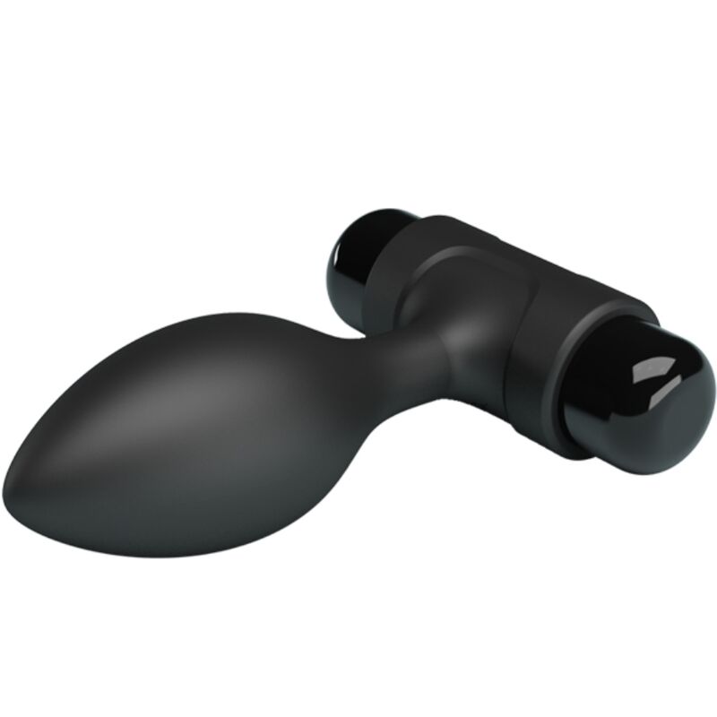 Vibra Butt 10-Speed Black Anal Plug