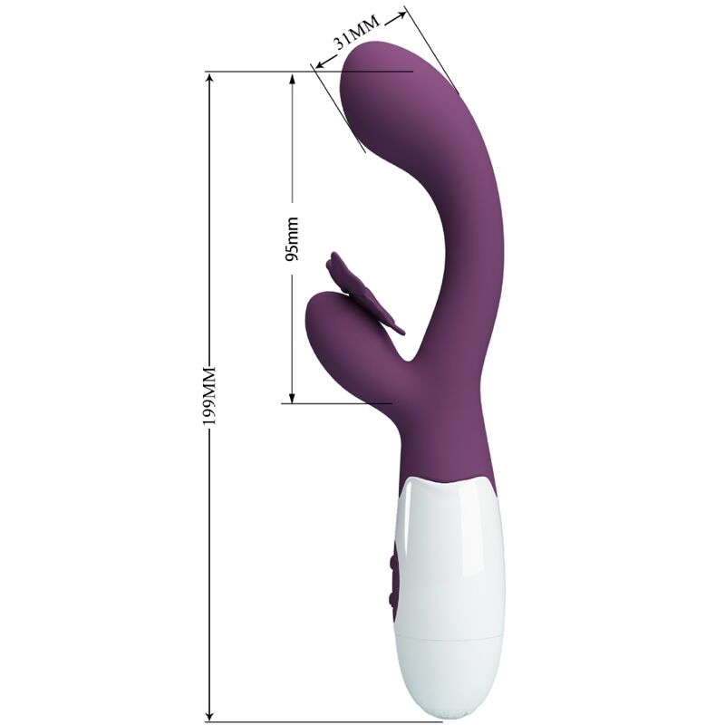 Vibrador Rabbit para Punto G Butterfly Kiss