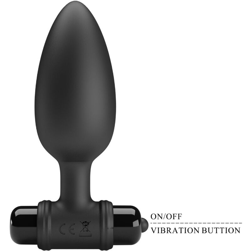 Vibra Butt Plug 2 Anal Vibrator - Black