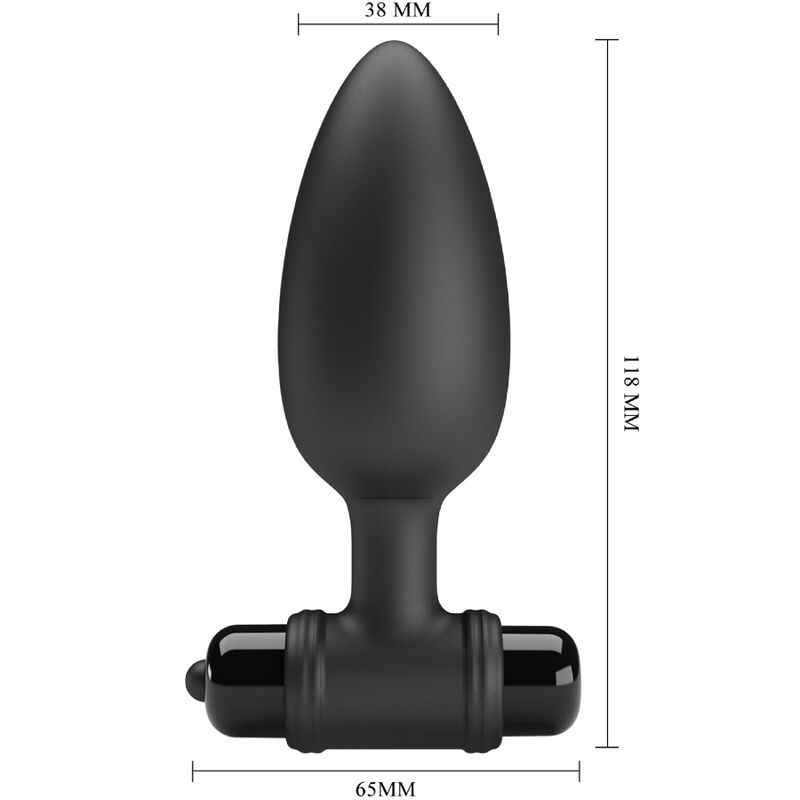 Vibra Butt Plug 2 Anal Vibrator - Black