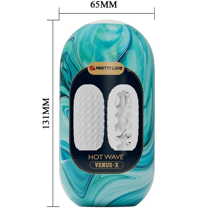 Hot Wave Silicone Male Masturbator