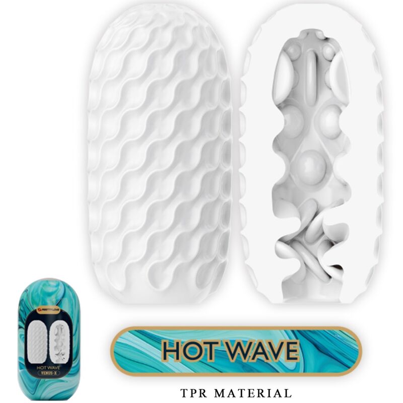 Hot Wave Silicone Male Masturbator