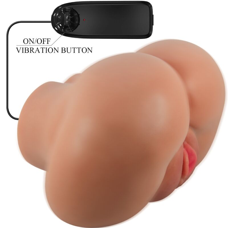 Luna Dual Realistic Vibrator With Remote