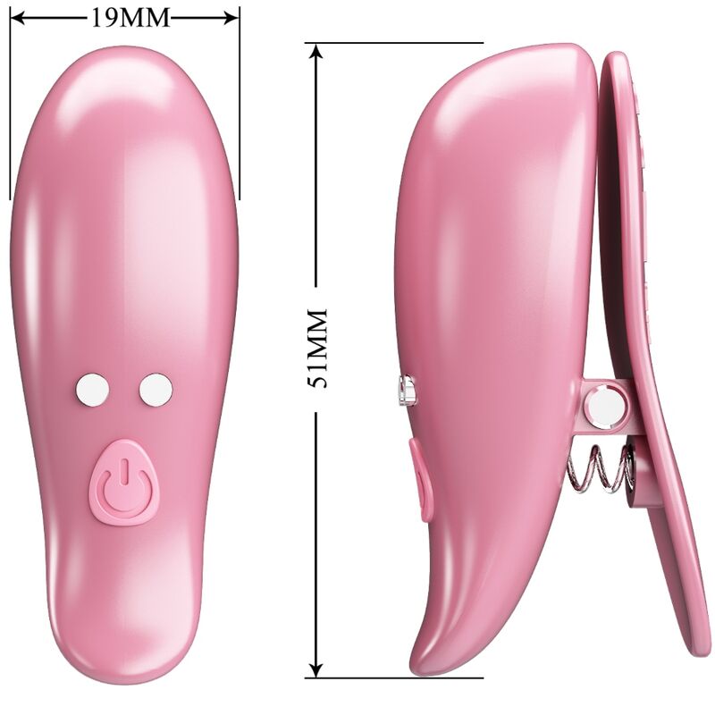 Cailey Remote Control Vibrating Nipple Clamps