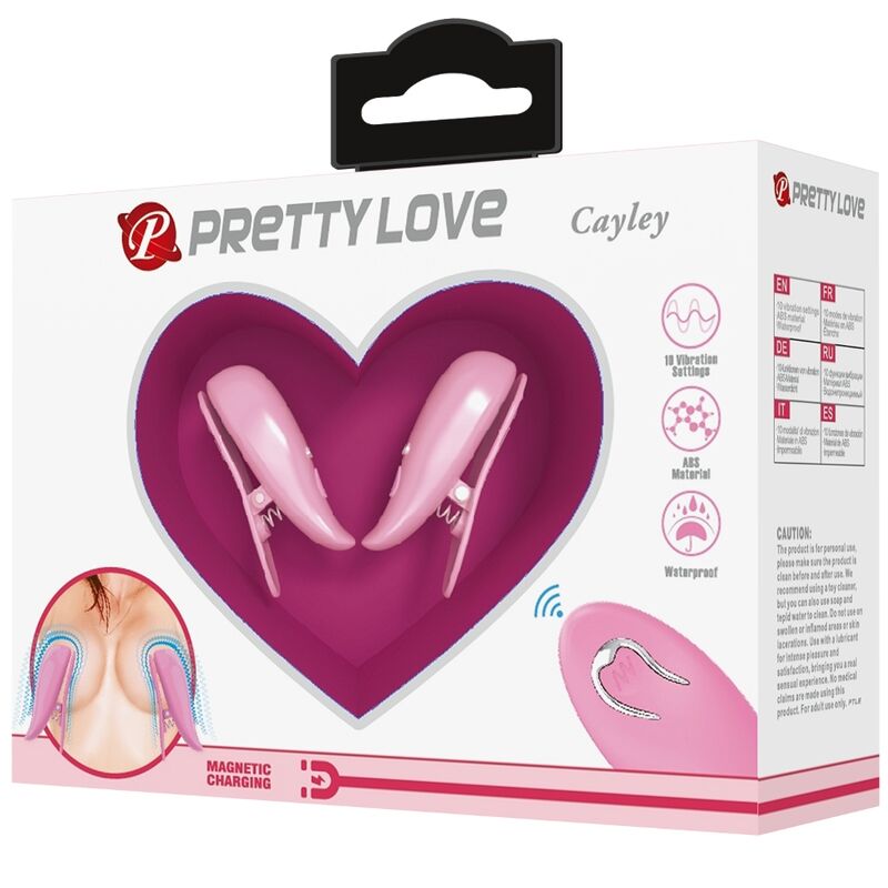 Cailey Remote Control Vibrating Nipple Clamps