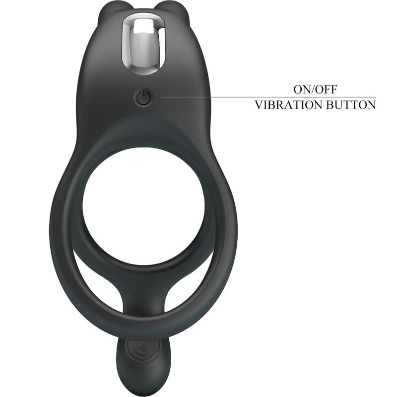 Seth Double Vibrating Rabbit Ring - 7 Modes