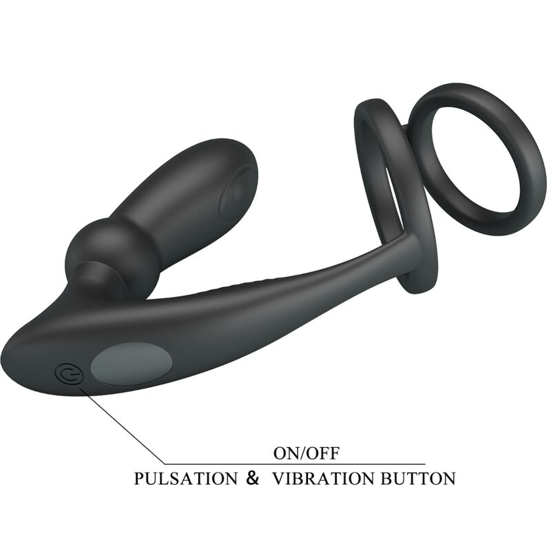Emoni Vibrating Penis Ring & Anal Plug