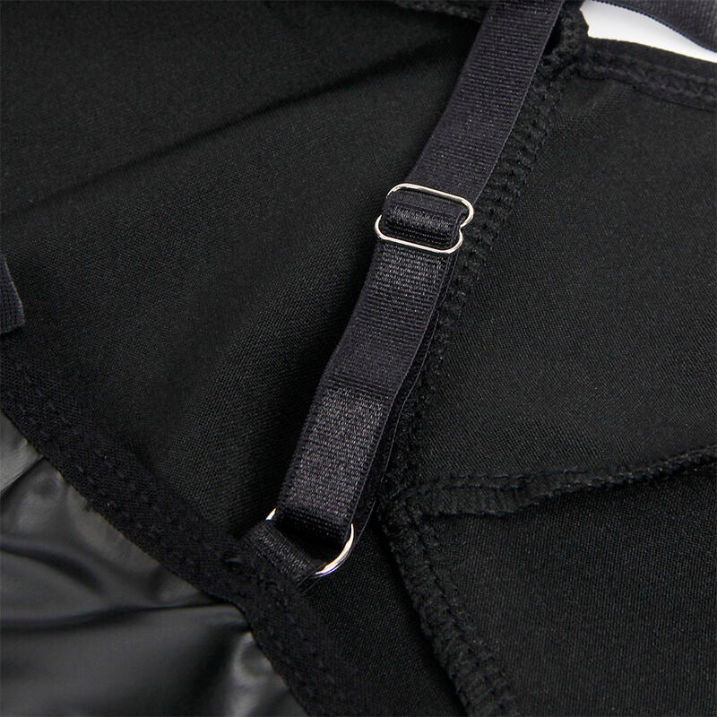 Leather Strapped Dress L/XL