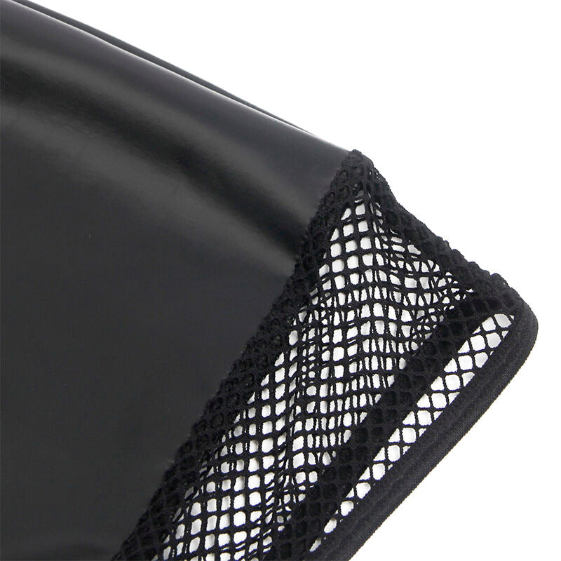 Black Halter Neck Dress With Transparencies