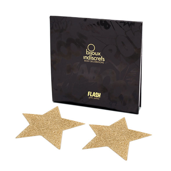 Indiscrets Golden Star Nipple Covers