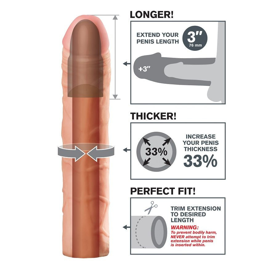 Perfect 3 Extension Sex Toy