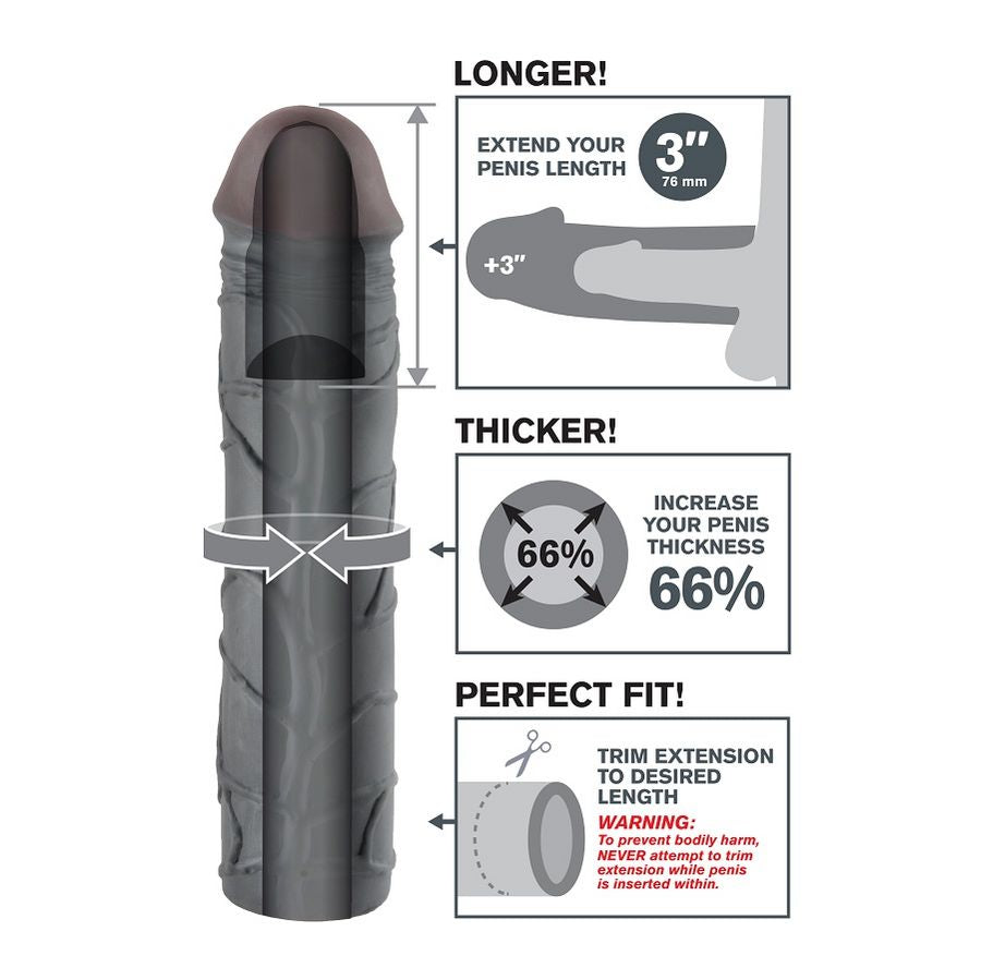 Mega 3 Black Extension Enhancer