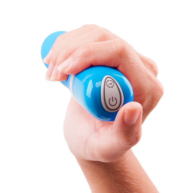 Bdesired Deluxe Curve Vibrator - Lagoon Blue