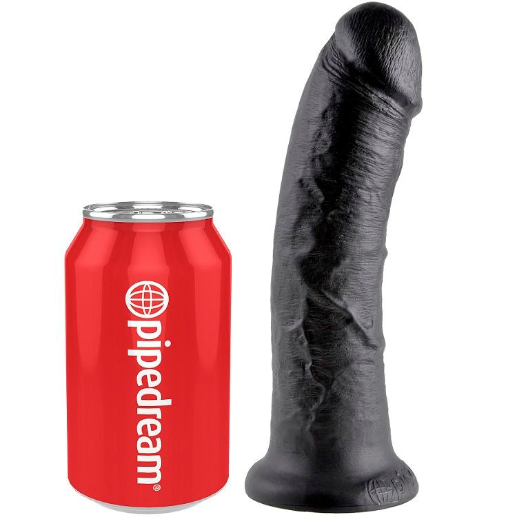8" Black Dildo - 20.3cm