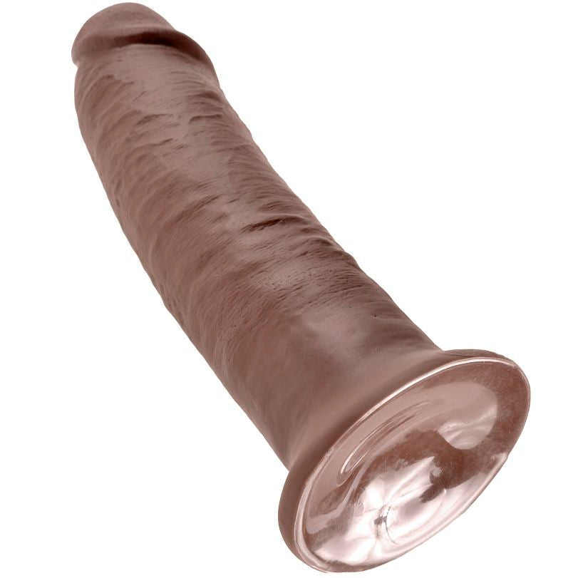 Brown Realistic Dildo - 25.4cm (10")