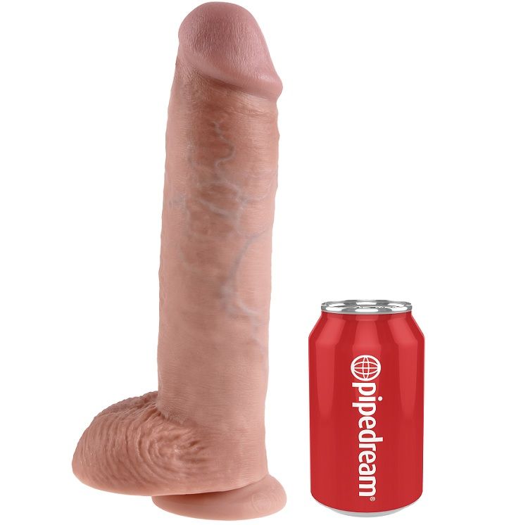 Dildo Realista de 28cm com Testículos