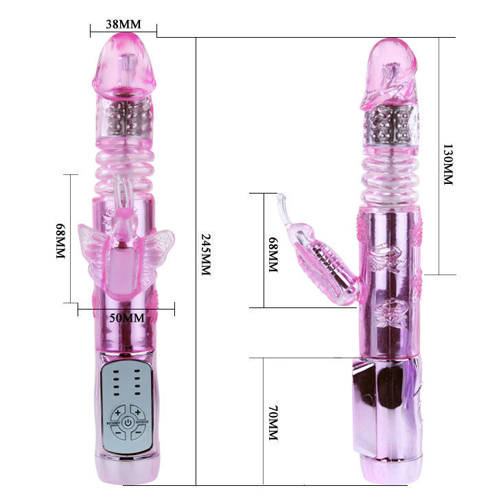 Rabbit Throbbing Butterfly Vibrator