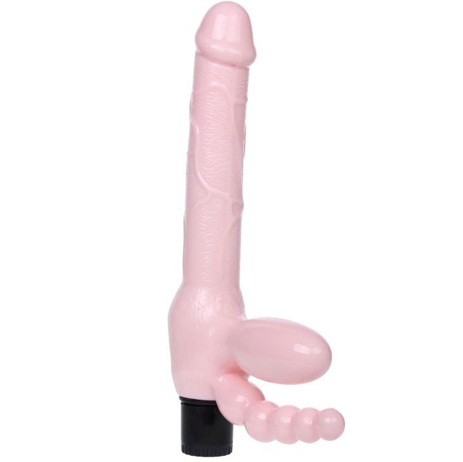 Vibrating Ropeless Harness with Anal Stimulator