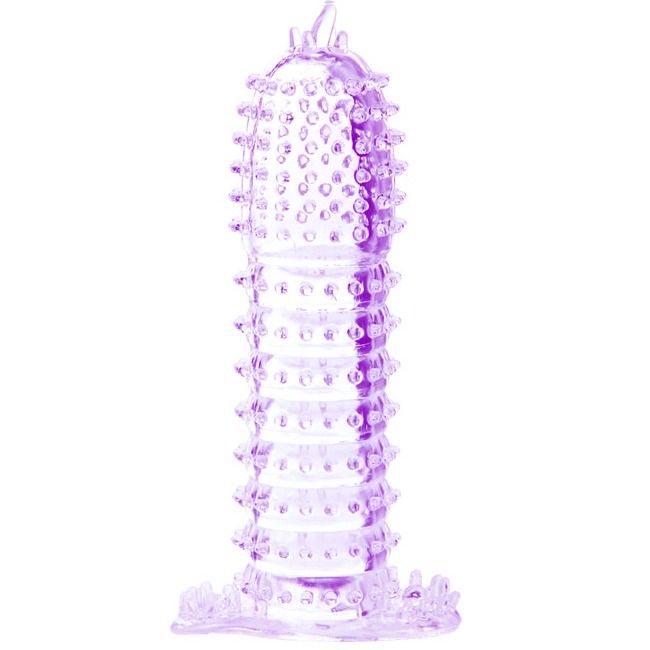 Purple Stimulating Penis Sheath 14cm