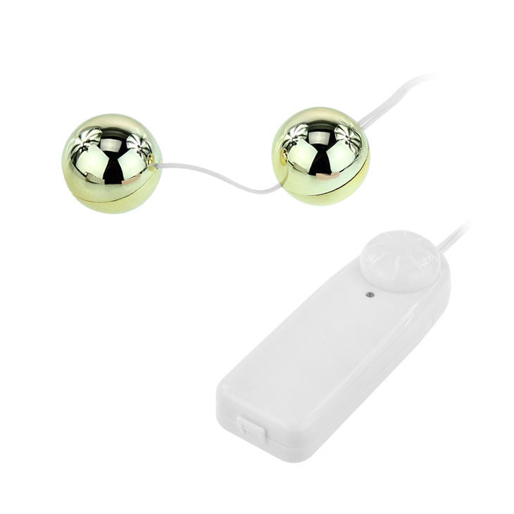 Golden Chinese Balls Pleasure Vibrator
