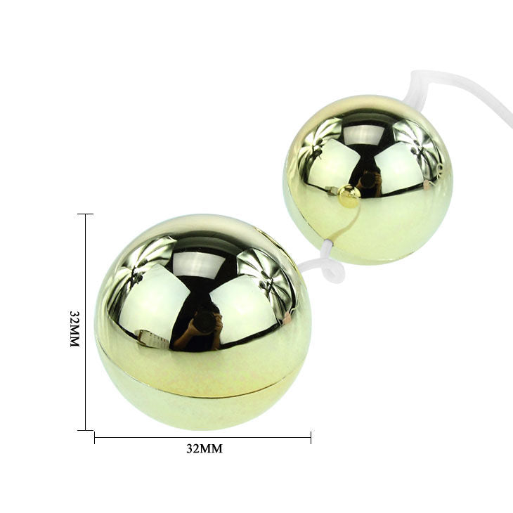 Golden Chinese Balls Pleasure Vibrator