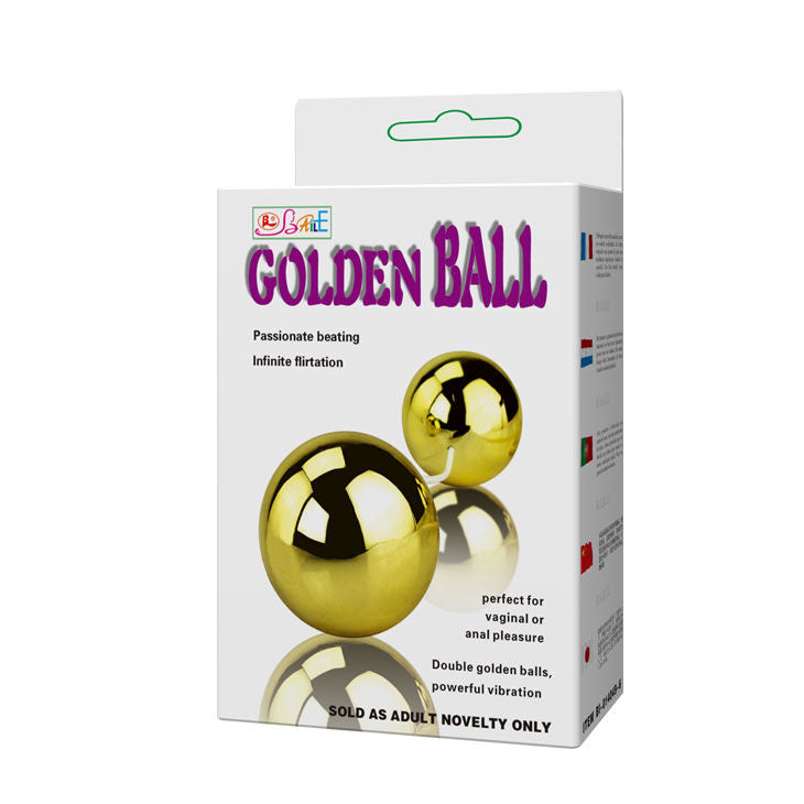 Golden Chinese Balls Pleasure Vibrator