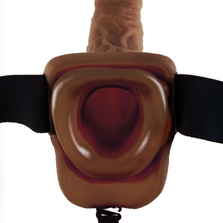 Series 9 Hollow Strap-On With Balls 23cm