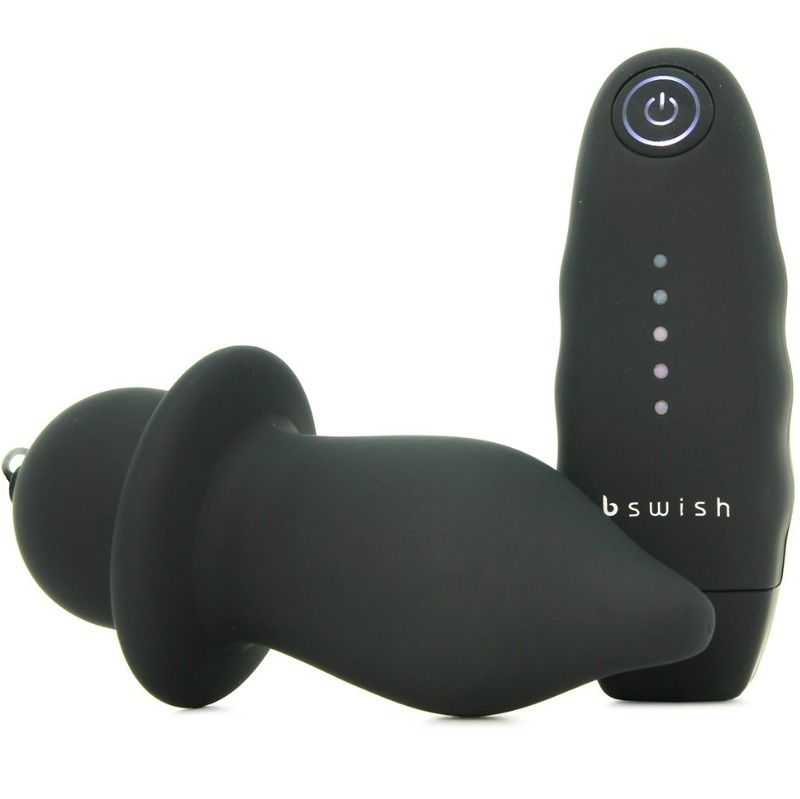 Bfilled Classic Vibrating Butt Plug - Black