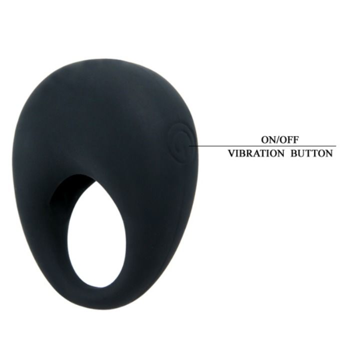Trap Vibrating Cock Ring - Black