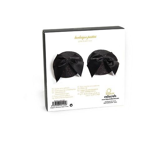 Burlesque Shiny Bow Nipple Covers