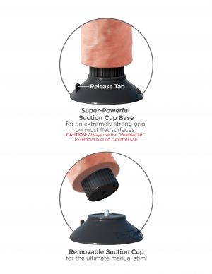 8" Realistic Vibrating Dildo