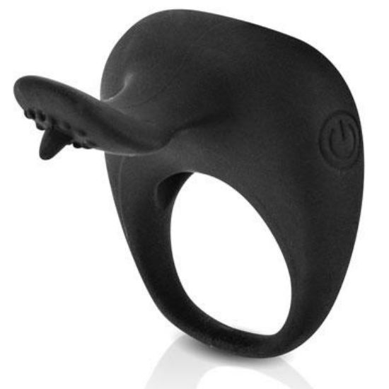 Intimate Thimble Vibrator Ring - Black