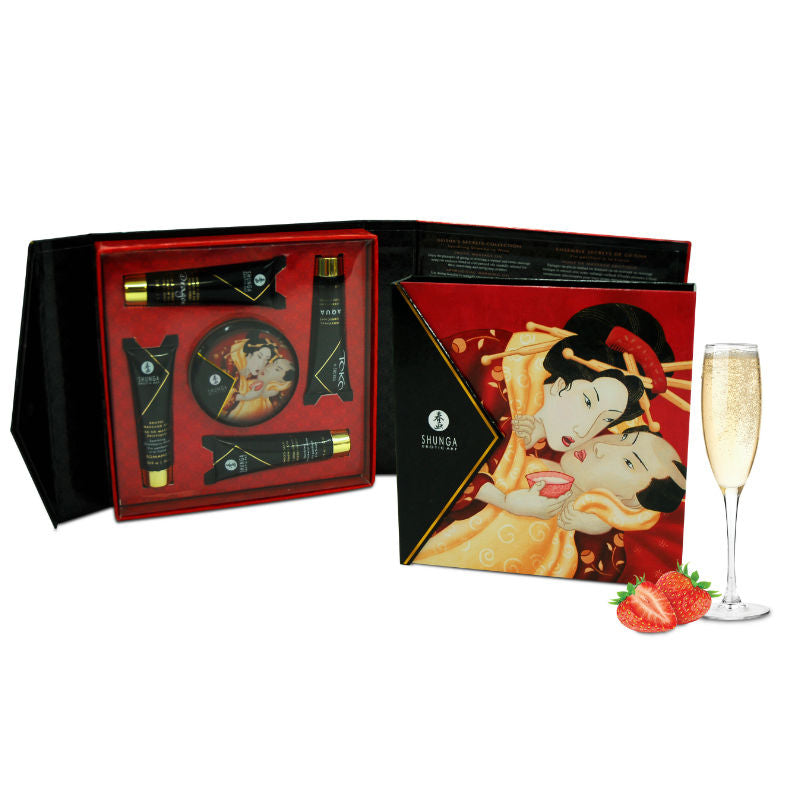 Secret Geisha Strawberries & Cava Kit