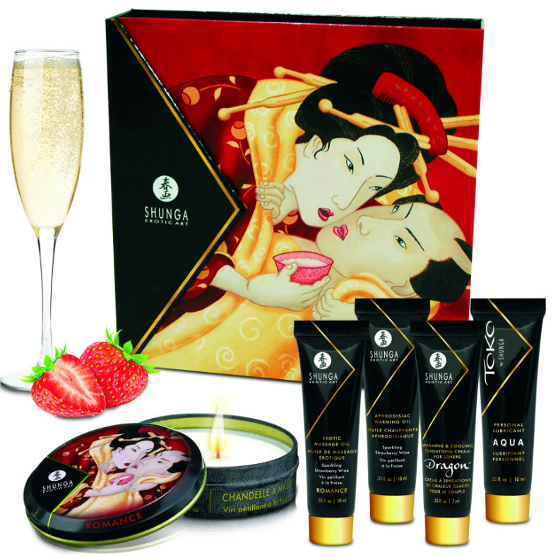 Secret Geisha Strawberries & Cava Kit