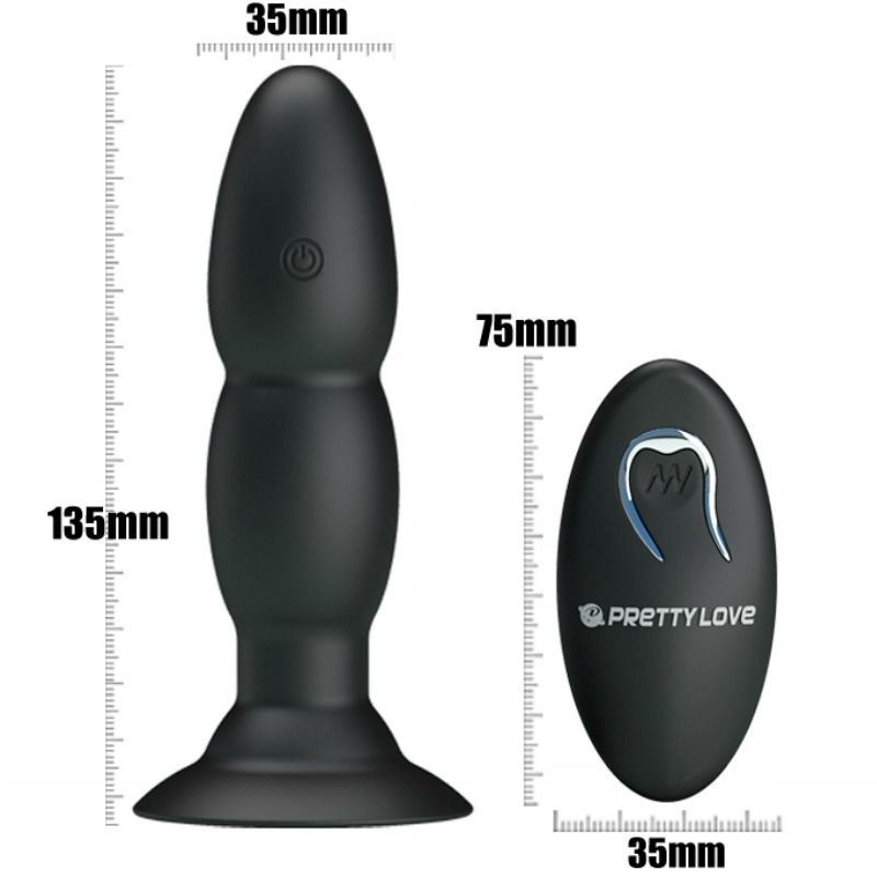 Remote Control Vibrating Rotation Plug