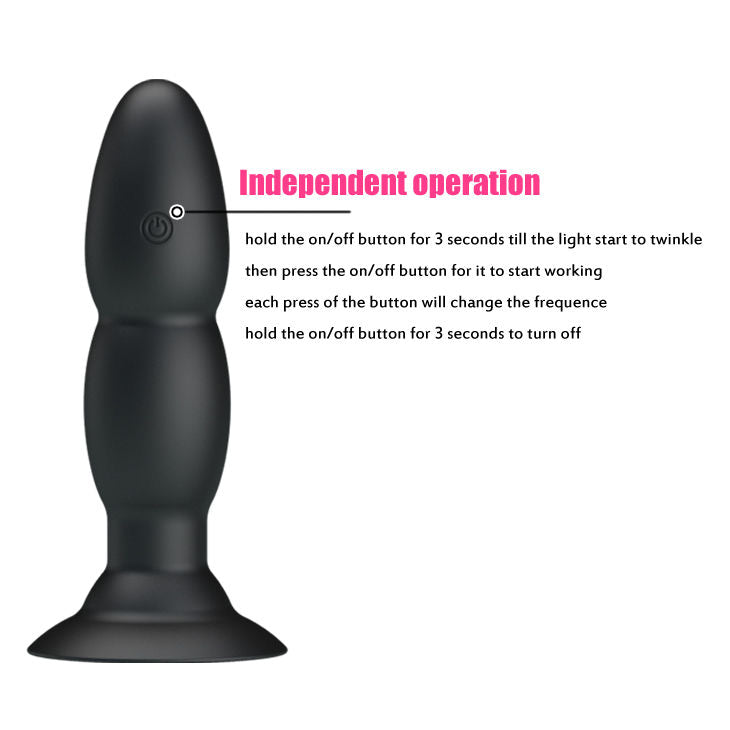 Remote Control Vibrating Rotation Plug