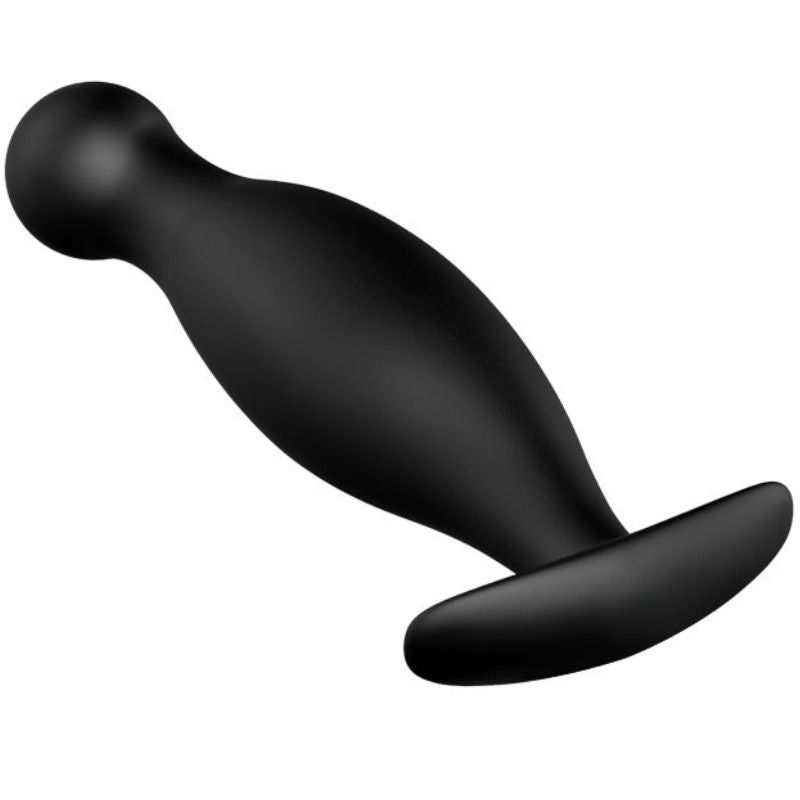 Black Silicone Anal Plug 11.7cm
