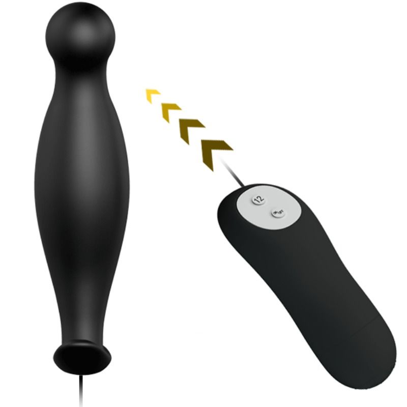 12-Mode Vibrating Silicone Anal Plug