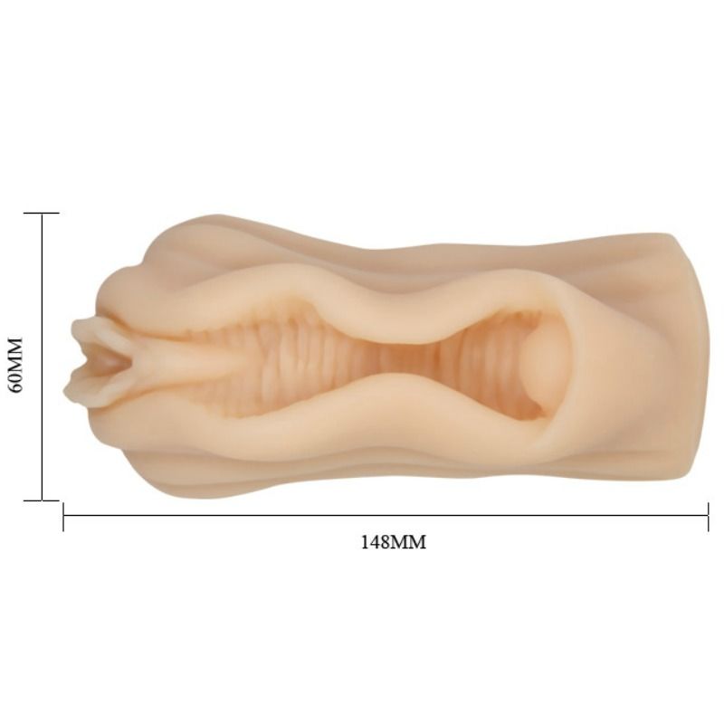 Mini Realistic Vagina Lips Masturbator