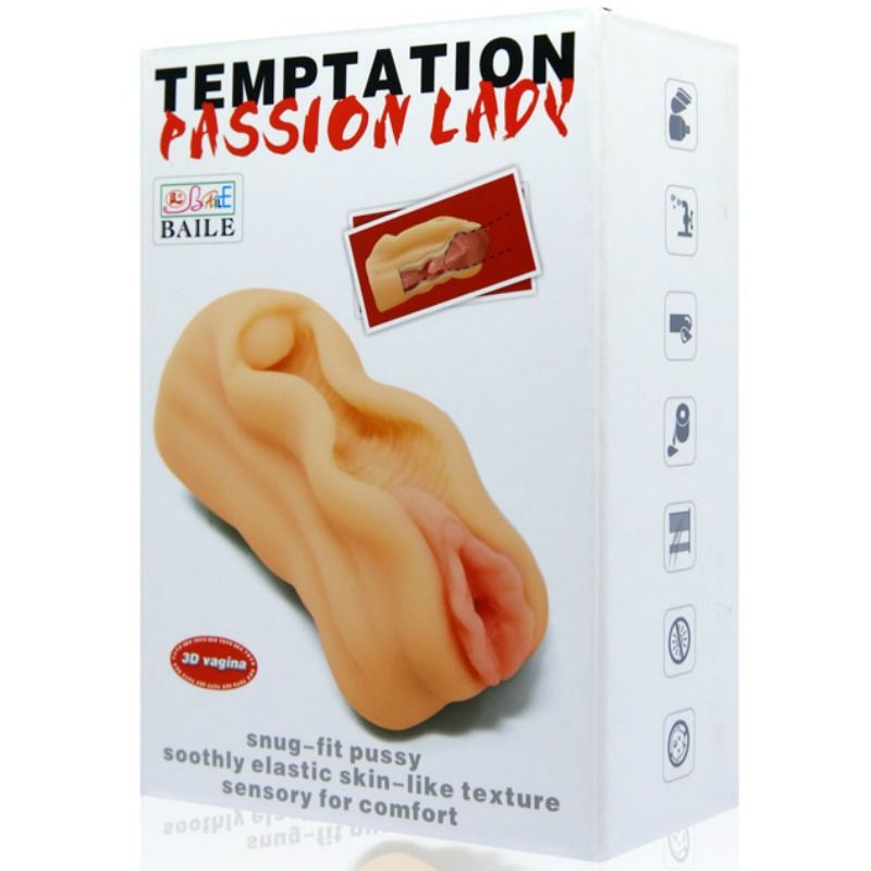 Mini Realistic Vagina Lips Masturbator