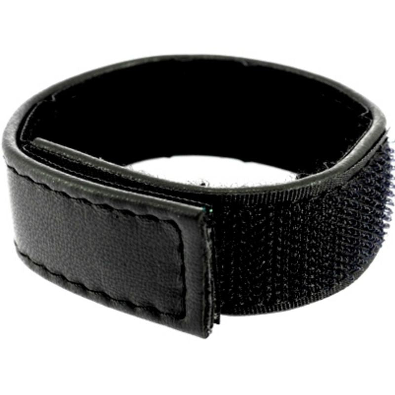 Adjustable Black Leather Penis Strap